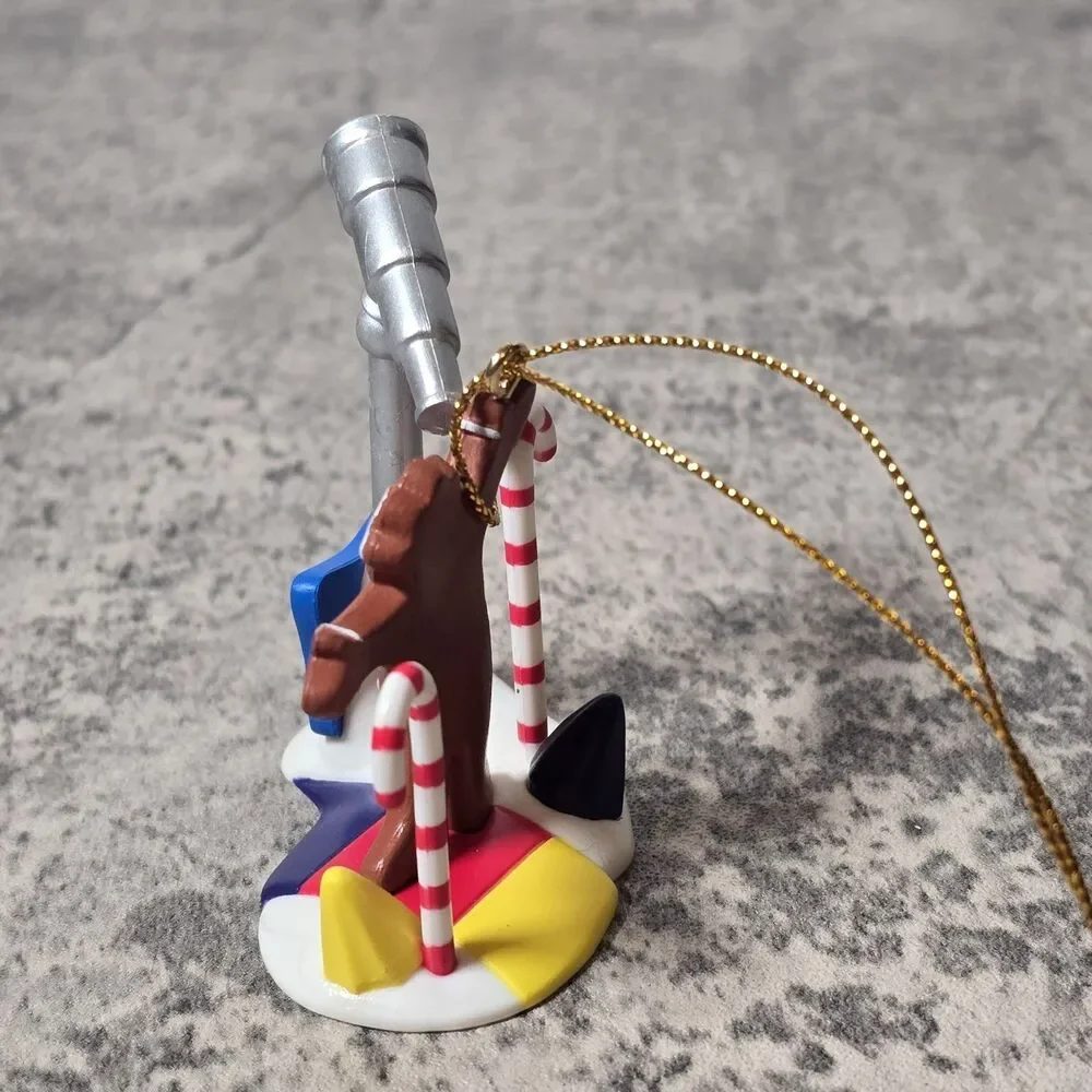 Candyland Basic Fun Hasbro Gingerbread Man Santa Watch Christmas Ornament: